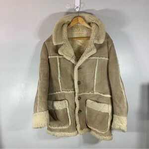 Vintage 70s shearling sheapskin Winter coat